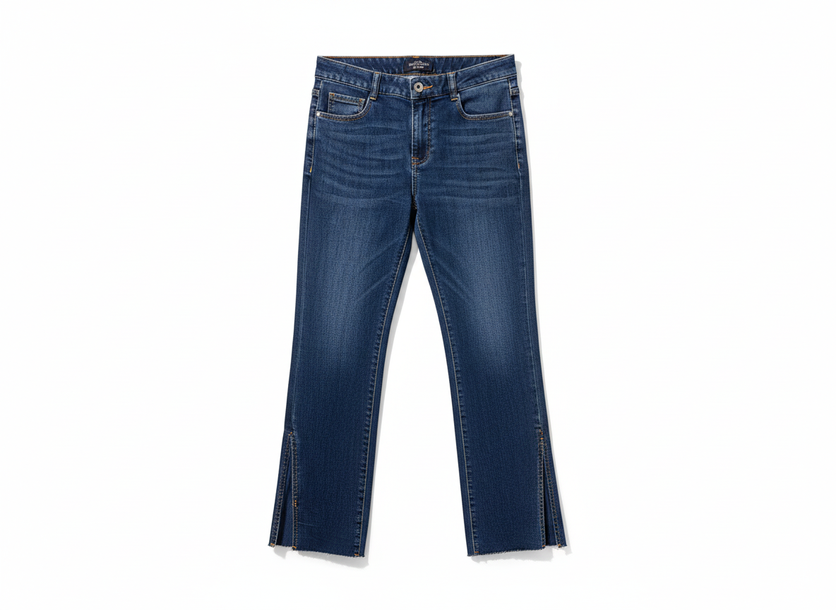 佐丹奴女装25年商场同款标准版型微喇叭牛仔裤05415036