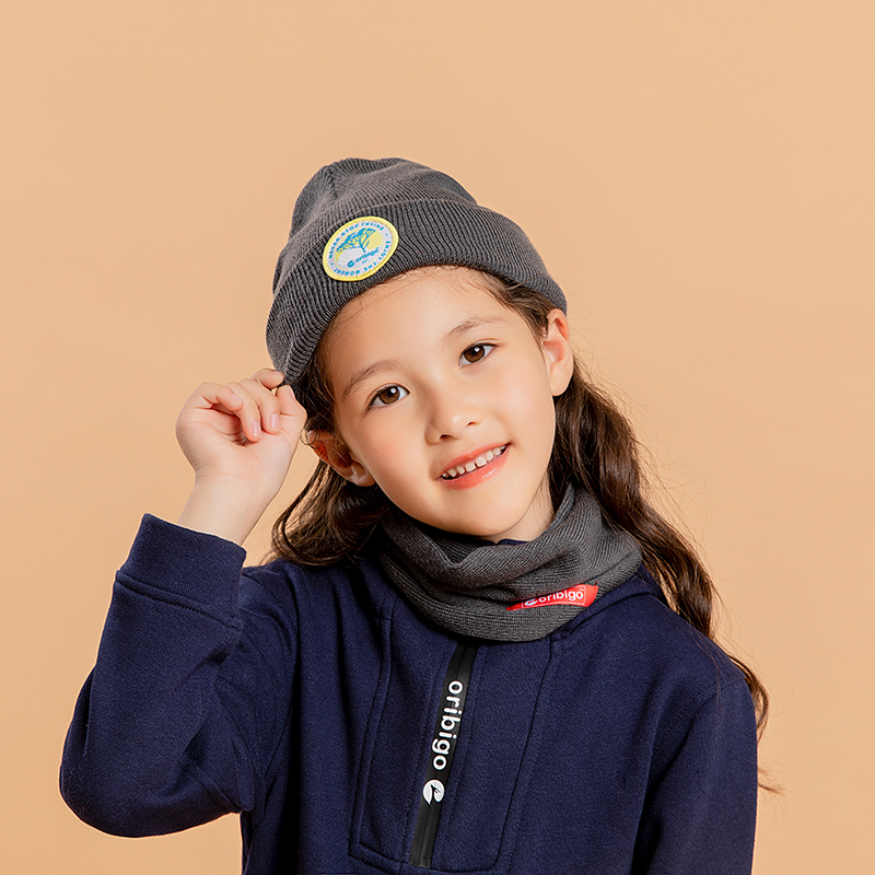 【清仓 不退换】Oribigo儿童羊毛保暖帽 | 柔软材质、保暖舒适【HZ】