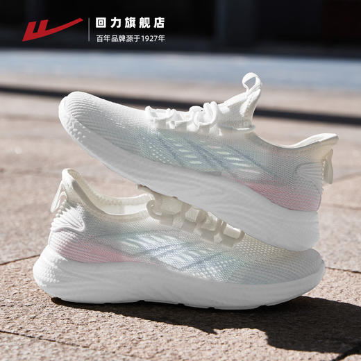 回力运动鞋女鞋2025秋季新款减震透气休闲舒适轻便妈妈鞋一脚蹬鞋 商品图1
