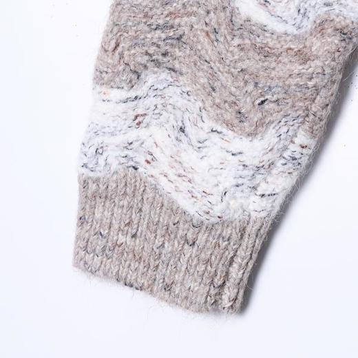 2430SDSA男士秋冬新款痞帅男装潮牌撞色条纹毛衣慵懒风百搭舒适上衣 商品图4