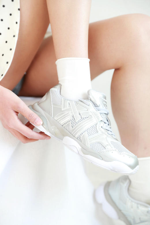 旷野日式慢跑鞋，公司货渠道。显腿长牛皮软底复古老爹鞋C120588 商品图11