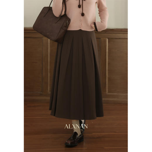 鹿向南「南杏庄园」法式假两件长袖针织衫女秋冬新款显瘦气质上衣 商品图2