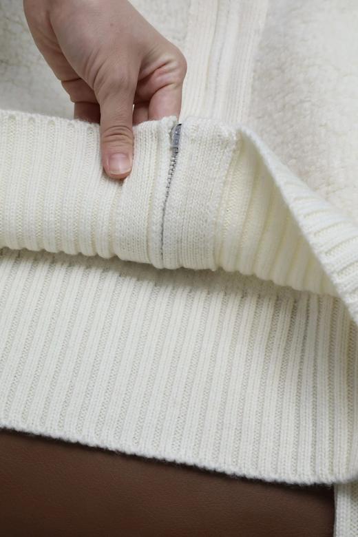 【米麻薯全羊毛加厚翻领开衫】可穿至140斤~独特圈圈纱工艺➕客供澳洲进口100%美丽诺羊毛，更轻盈更柔软~上身慵懒随性，百搭不挑人WD 商品图11