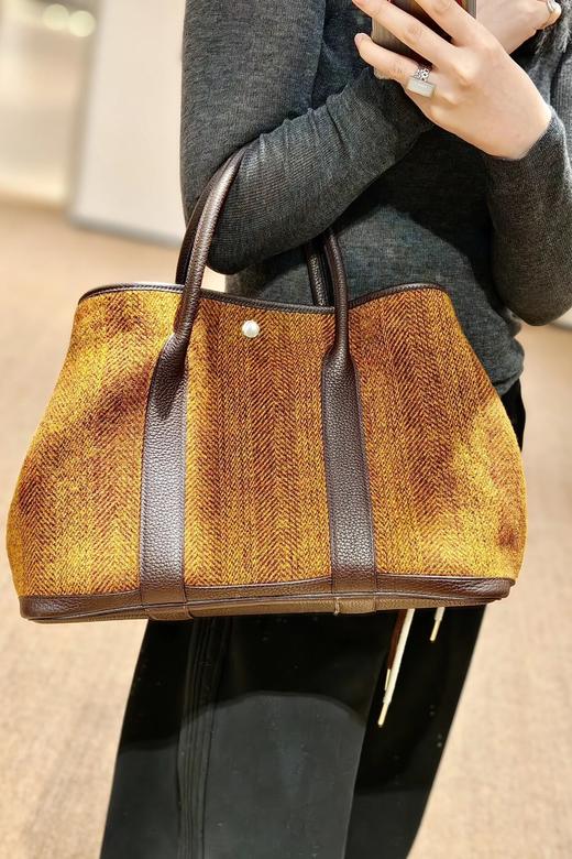 高端穿搭专场❗️羊绒花园手提包托特包30/36寸WD 商品图0