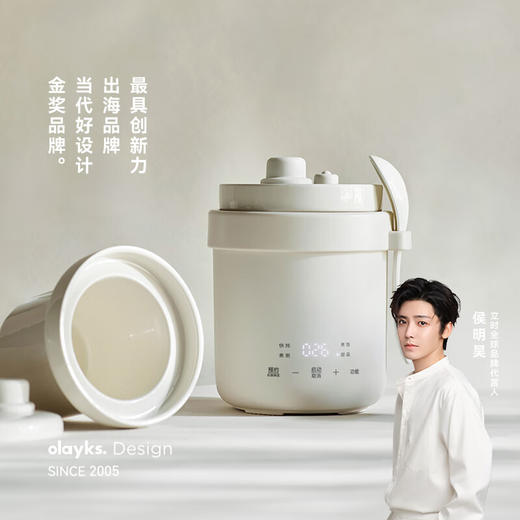olayks.立时0.6L微压陶瓷电炖锅OLK-DDB06A 商品图0