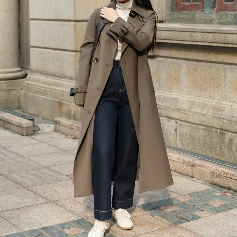 菜菜家四面弹法棍裤|兰精天丝+四面弹面料，修身不紧身，上身显高显瘦显臀翘