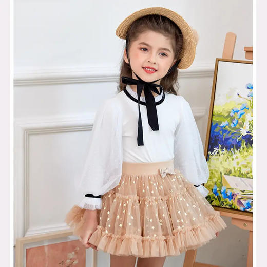 （清仓）法国Q.cutiansTUTU女童超仙超大裙摆半身裙女童 商品图2