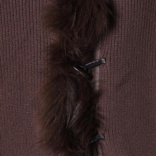 SDSA男士秋冬新款痞帅男装潮牌毛领拼接连帽毛衣慵懒风气质宽松 商品图2