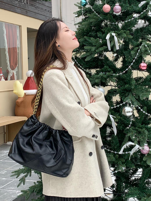 【百图lulu定制】【预售7天发】【一手长双面呢】随性 自在 羊毛双面呢大衣 商品图7