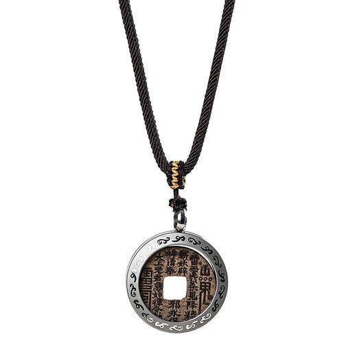 双面山gui花钱吊坠复古朱砂挂件饰品 商品图5