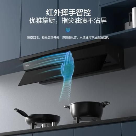 海尔（Haier）抽油烟机  超薄平嵌 28立方 1200pa 热熔洗油烟机EC951 商品图4