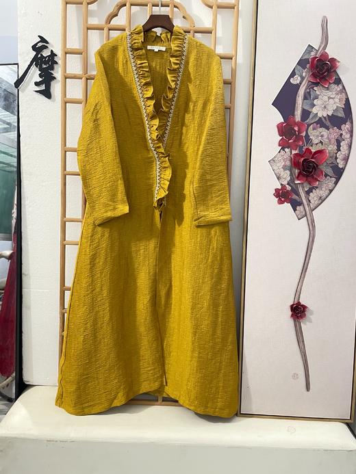 「断码清仓」中式轻奢长款开衫ZFYY077 商品图2