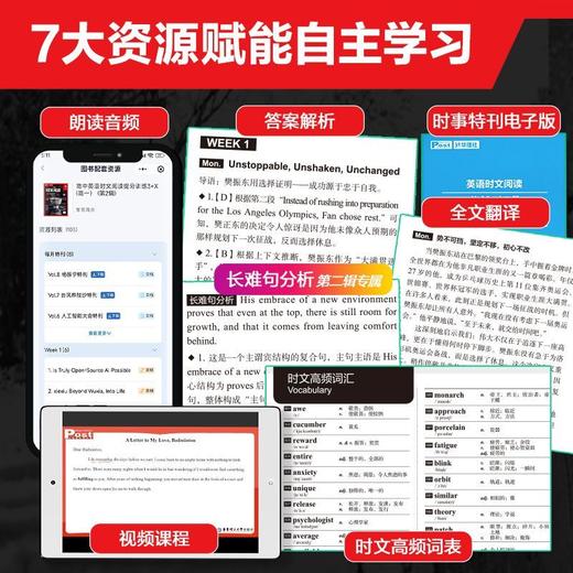 第2辑高中英语时文阅读提分训练3+X高一高二高三高考外刊题源SSP 商品图2