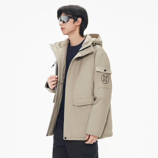 gxg.jeans男装冬季热卖连帽短款羽绒服J24XD254038 商品图2