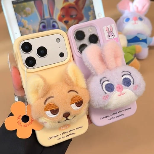 （苹果型号）🦊🐰这一站是“疯狂动物城”✌🏻手机壳来啦！！⁠朱迪尼克真的可爱暴击啊‼️ 【疯狂动物城手机壳】苹果、⁣华为全场💰19.9❗️ 朱迪的胡萝卜元素、尼克的坏笑细节直接戳中❤️ 商品图5