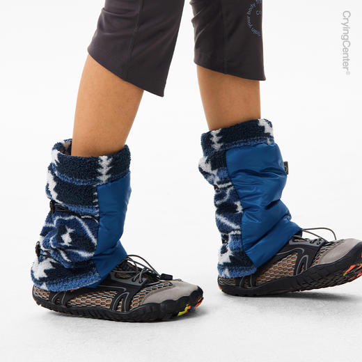 CryingCenter 拼接羊羔绒休闲百搭腿套 哭喊中心 商品图1