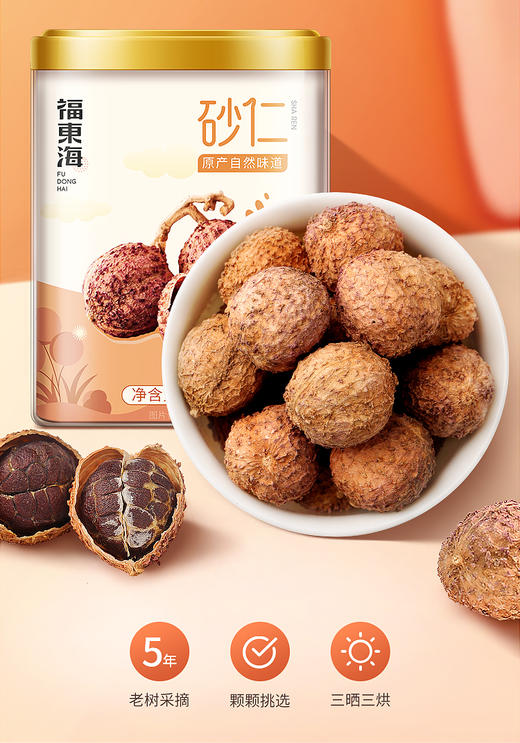 【福东海】砂仁 65克/瓶 商品图5