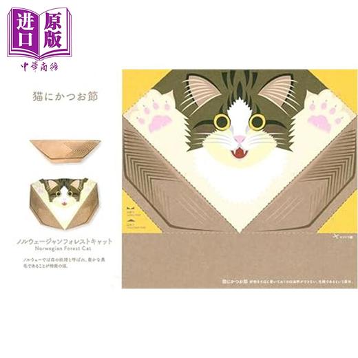预售 【中商原版】猫咪折纸 折纸CA系列 日文原版日韩 ねこ折り cochae 商品图1
