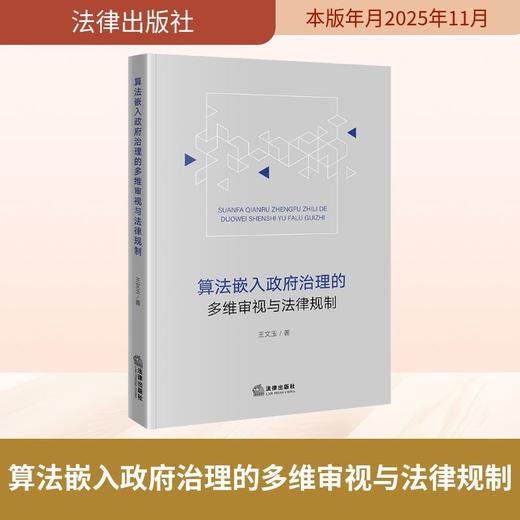算法嵌入政府治理的多维审视与法律规制 商品图0
