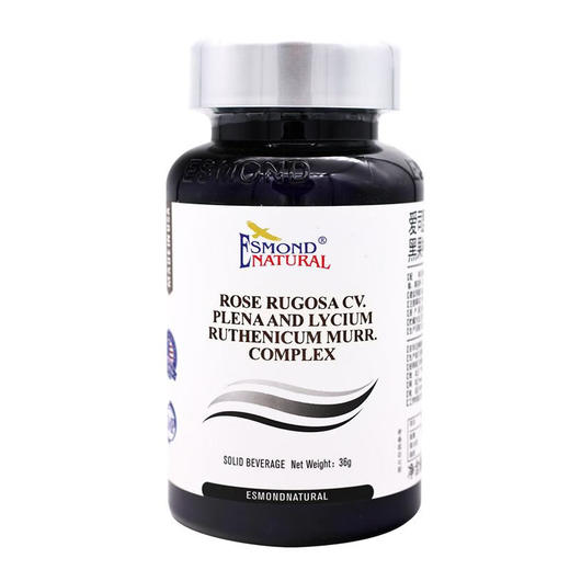 美国原装进口爱司盟菁丝黑牌玫瑰花黑枸杞复合600mg*60粒 商品图0