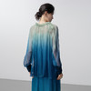 【林栖设计小店】【手工钉珠】青绿渐变真丝衫2026早春新款花仙子两件套女1961079B 商品缩略图4