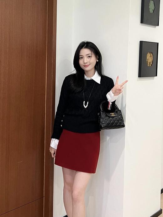 【100%纯羊毛包臀短裙】5色可选~高腰+包臀+内衬，各种身材都能穿，梨形、苹果型、小个子都友好！软糯保暖，秋冬必备WD 商品图2