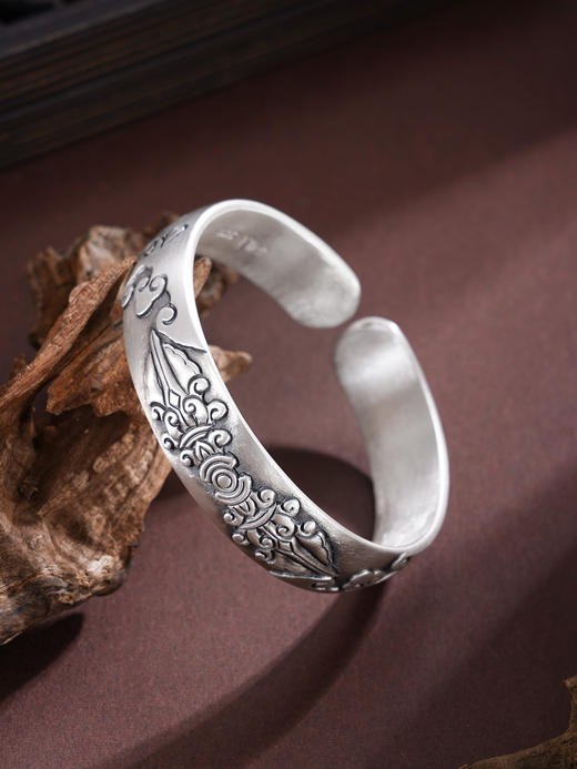 子佩集S999手工银【金刚护念】手镯【55081260】原创设计 商品图3