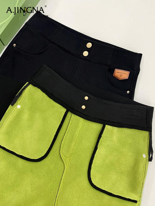 【神仙单品】阿菁娜牛油果加厚保暖显瘦小脚裤F30D210031 商品图4