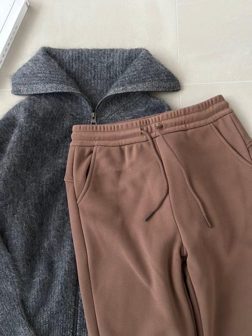 男女同款黑金奥绒加厚防风束脚裤保暖卫裤 商品图11