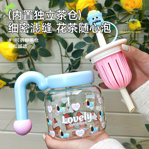 可爱腊肠狗耐高温水杯 商品图2