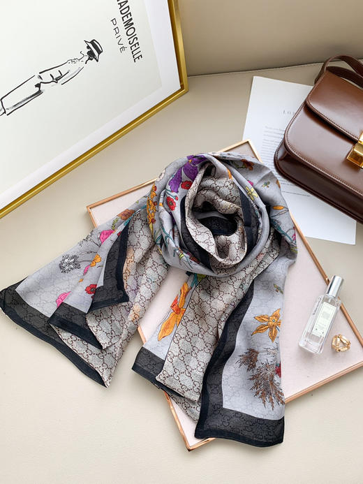 真丝围巾丝巾 商品图6