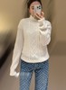 女款滑雪羊绒高领针织毛衣ba025 商品缩略图3