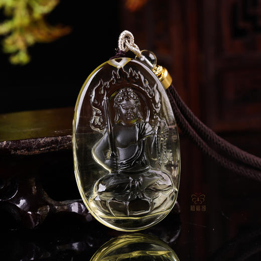 【不动明王】黄水晶八大守护神坠   ZX2512013 商品图2