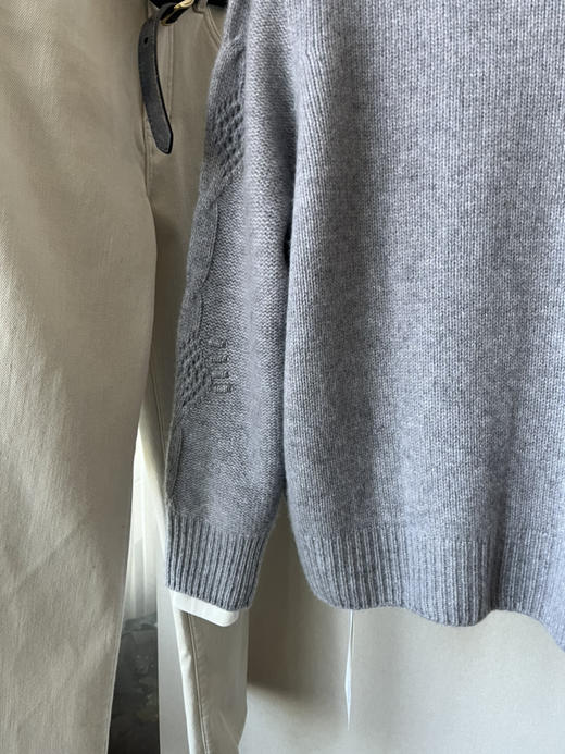 【复古羊绒】噢蜜ooomeooo麻花羊绒套头衫 商品图13