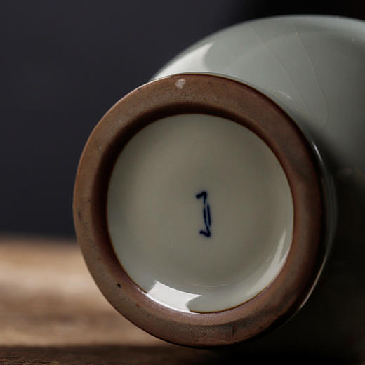 问鼎鼎青蒜头瓶（小）（羲之爱鹅） 商品图4