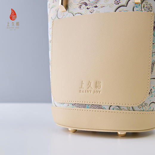 SAINTJOY/上久楷  宋锦拎包 牛龙图 XB3B015208002 （不含礼盒包装 商品图7