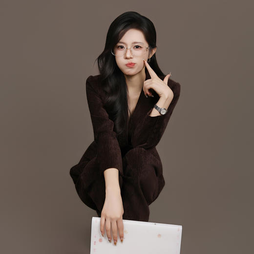 法小曼*子珍专款/高级感雪尼尔西装套装女冬职业装双排扣灯芯绒通勤休闲西服 商品图7