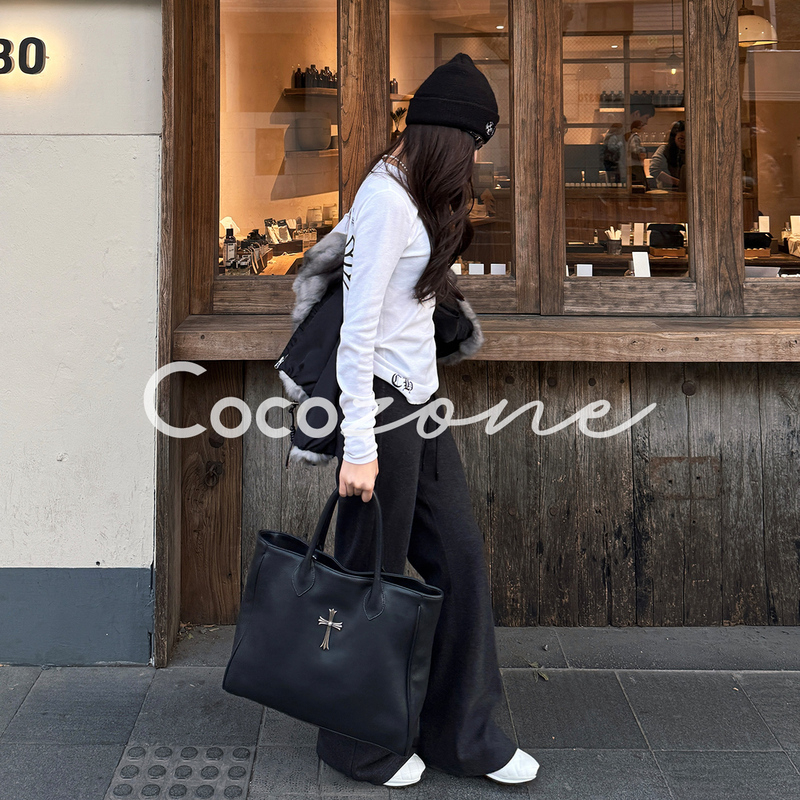 COCO ZONE 刘 一一 "女神裤"纯色抽绳微喇休闲裤 CD1A1806