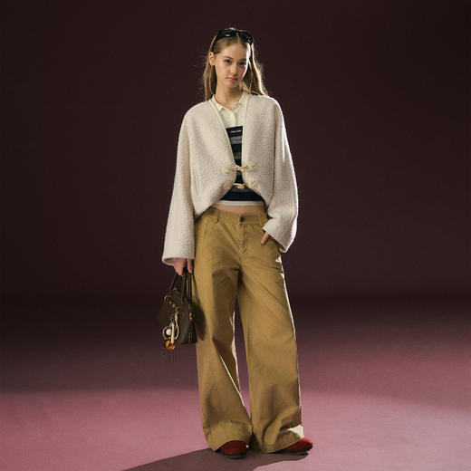 Ariseism 美式复古设计感短外套女秋冬新款上衣 商品图2