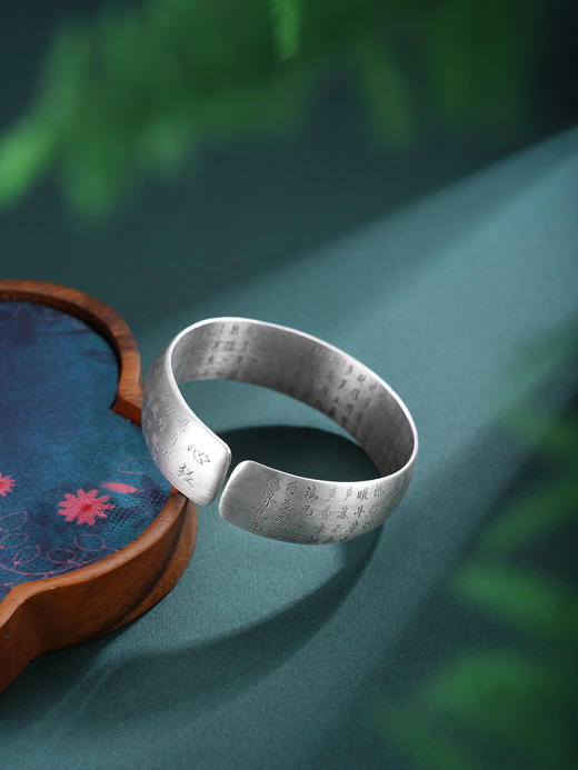 子佩集S999手工银【莲心自在】手镯【55081263】原创设计 商品图3