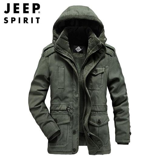 JEEP SPIRIT棉衣男士冬季外套加绒潮流短款加厚棉服HL0089 商品图2