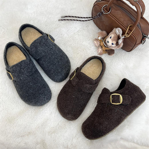 【限量赠品！】凯撒KAISER 复古休闲勃肯鞋 | 单里/棉里可选 半拖/全包 4.5-5厘米内增高 显高显瘦 秋冬百搭【棉全包、棉半包款 爆仓3-5天发货】 商品图6