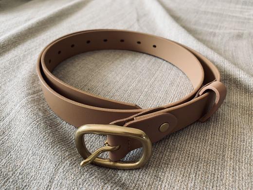 “布朗尼”裤腰皮带 定制 真皮 不退不换 商品图3