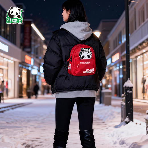 【轻巧又挺括】斜跨双肩单肩多用小包  红/黑两色可选  送纸袋 商品图2