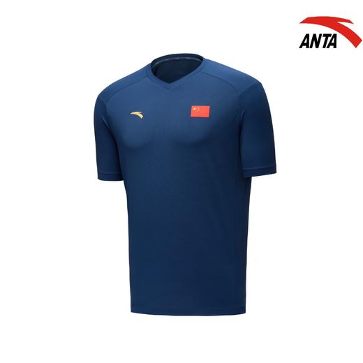 安踏2025夏款赞助国家队圆领训练短袖T恤男女452520102 商品图2