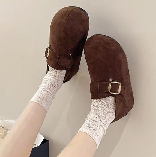 【限量赠品！】凯撒KAISER 复古休闲勃肯鞋 | 单里/棉里可选 半拖/全包 4.5-5厘米内增高 显高显瘦 秋冬百搭【棉全包、棉半包款 爆仓3-5天发货】 商品图5