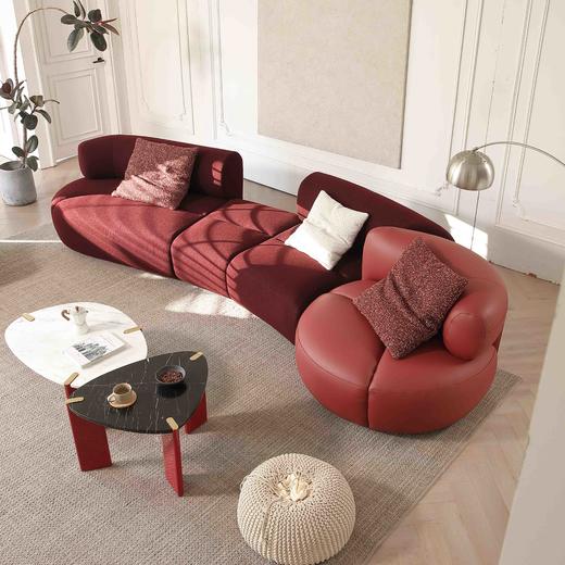 Thea 组合沙发 |  更多座位，皮布面料可选，详询客服 商品图6