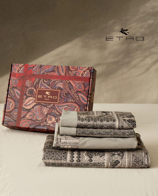 【秒杀价已调 直接拍】意大利奢侈品牌 ETRO 有机棉 高奢长绒磨毛 四件套 2025最新款 商品图11
