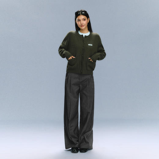 Ariseism 美式复古设计感针织开衫毛衣女秋冬新款 商品图3