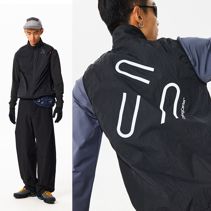 CryingCenter 3M反光保暖保温跑步马甲男女款慢跑马拉松越野跑